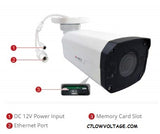 ACTI CORPORATION Z42 4MP, Adaptive IR, Superior WDR, SLLS, PoE, Outdoor Zoom Bullet CAMERA with 4.3x Zoom, f2.8-12mm Lens, RJ45 Connection