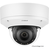 Wisenet XND-8081REV 5MP Vandal-Resistant Indoor IR Network Dome Camera with PoE Extender ,2.8~12mm 4.3x motorized varifocal lens, RJ45 Connection .
