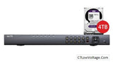 LTS LTN8708Q-P8-4TB, Platinum Professional Level 8 Channel NVR, 8 PoE Ports, 1U, SATA up to 6TB, 4TB Pre-Installed Storage