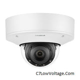 Wisenet XNV-8081R 5 MP Vandal-Resistant IR Outdoor Network Dome Camera ,2.6x (3.6~9.4mm) motorized varifocal lens ,RJ45 Connection