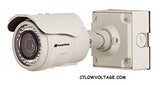 Arecont Vision AV3225PMIR 3MP MegaView2 IR LED Array WDR Network outdoor Bullet Camera with Junction Box, 3-9 mm Varifocal Lens, RJ45 Connection