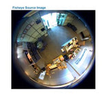 Geovision GV-EFER3700 3MP Super Low Lux WDR Pro IR PoE Fisheye Rugged Network Camera with 1.24mm Lens, RJ45 Connection