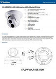 GEOVISION GV-EBD2702 2MP WDR IR PoE Eyeball Network Outdoor Dome camera with 2.8mm lens RJ45 Connection