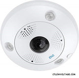 ENS SIPSFCMS/13 12MP IR, True WDR, Built-in microphone and speaker Network Fisheye Camera with 2.0mm lens, RJ45 Connection.