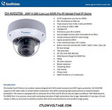 GEOVISION GV-AVD2700 2MP IR WDR Pro Network outdoor Dome Camera with 2.8~12mm, RJ45 CONNECTION