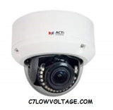 ACTI CORPORATION A84 12MP Adaptive IR, Extreme WDR, SLLS, 4K Ultra HD, Built-in Analytics, Video Analytics Outdoor network Dome Camera with f3.6-11mm/F1.5, 3x Zoom lens, RJ45 Connection