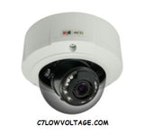 ACTI CORPORATION B81 5MP IR Basic WDR  PoE  Network Outdoor Dome Camera with 3.0-9mm varifocal Lens 3x Zoom, RJ45 connection