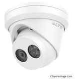 LTS, LTCMIP3362W-M, Platinum Turret Network IP Camera, 6MP, 4mm, True WDR, Matrix IR 2.0, SD card slot RJ45 Connection