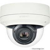 Wisenet XNV-6120R/LPR Low Speed LPR Outdoor IR Network Outdoor 2MP Vandal Dome Camera , 12X optical zoom (5.2 ~ 62.4mm) (54.58º ~ 5.30º), RJ45 Connection