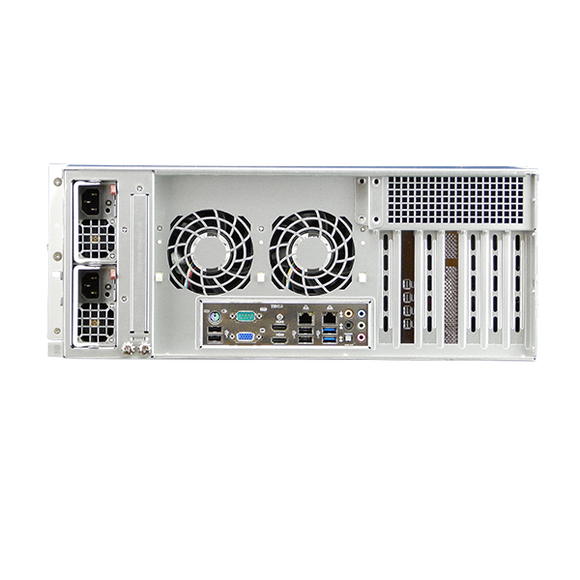 DIGITAL WATCHDOG DW-BJER4U120T Blackjack® E-RACK 4U 24-Bay Chassis 128-Channel 2.1MP 600Mbps RAID 5 Intel® i7® Processor NVR (120TB HDD Included)