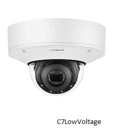 Hanwha Techwin XNV-6081R 2MP Vandal-Resistant Outdoor IR Network Dome Camera, 2.8 ~ 12mm (4.3x) motorized varifocal lens, weatherproof, RJ45 connection