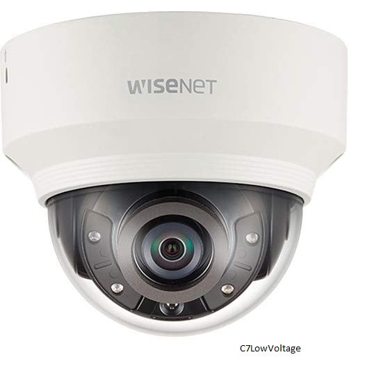Hanwha Techwin XND-6020R 2MP Indoor IR Vandal network Dome camera, Built-in 4mm fixed lens, RJ45 connection