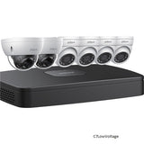 Dahua Technology N488D63 4K Network Security System Kit Consisting of Four (4) 4 MP Eyeball and Two (2) 4K Dome Network Cameras with One (1) 8-channel 4K NVR