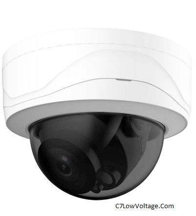 Dahua Oem IPC-VD244T-IR-ZAS 4MP WDR IR Dome Outdoor Network Camera 2.7 mm–13.5 mm Motorized Lens , RJ45 Connection.