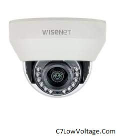 Hanwha Techwin HCD-7030RA HD+ 4MP AHD Dome Camera with Night Vision and 6mm Lens . BNC Connection .