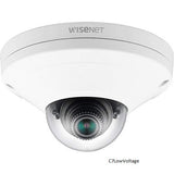 Hanwha Techwin XNV-6011W 2MP Vandal-Resistant Network Dome Camera, 2.8mm fixed lens, IK10/IP66, RJ45 connection