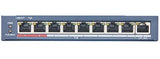 LTS | LTPOE-SW801N | 8-Port 100 Mbps Long-Range Unmanaged PoE, High priority ports.