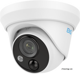 ENS SCC35T2P/28-H 5MP PIR LED Alarm WDR Outdoor network Turret Camera with 2.8 mm fixed lens, RJ45 Connection