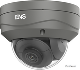 ENS SIP44D3/G28-K Starlight 4MP IR WDR PoE 0utdoor Network Dome Camera with 2.8mm fixed lens, RJ45 Connection.