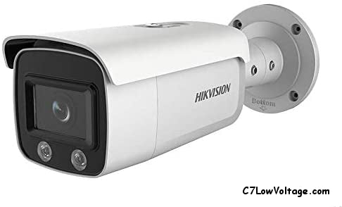 HIKVISION DS-2CD2T47G1-L 2.8MM Color 4MP Fixed Bullet Outdoor Network Camera with 2.8mm Fixed Lens, RJ45 Connection