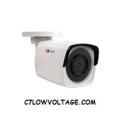 ACTI CORPORATION A311 6MP Adaptive IR, Superior WDR, SLLS, Network Outdoor Camera Mini Bullet with 2.8mm Fixed Lens, RJ45 Connection