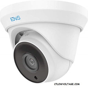 ENS SCC35T4/36-H 5MP IR WDR TVI/AHD/CVI/CVBS HD Turret Outdoor analog Dome camera with 3.6 mm fixed lens, BNC Connection.