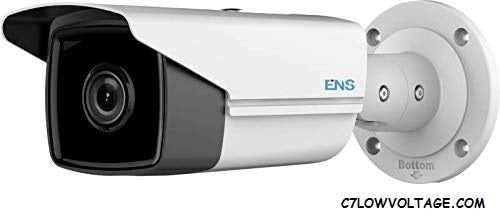 ENS SIP44B5/40-K 4MP IR WDR Bullet Network Camera with 4.0mm Fixed Lens, RJ45 Connection