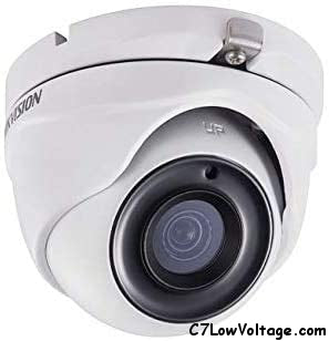 HIKVISION DS-2CE56F7T-ITM 2.8MM 3MP WDR IR Outdoor Analog Turret Camera with 2.8mm Fixed Lens