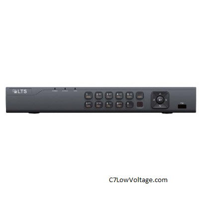 LTS LTN8608-P8, Platinum Professional Plus Level 8 Channel 4K NVR, 8 PoE Ports, 1U, SATA Up to 12TB, No Pre-Installed Storage