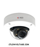 ACTI CORPORATION A96 2MP IR Superior WDR, SLLS Outdoor Network Mini Dome Camera with  2.8mm Fixed Lens, RJ45 connection