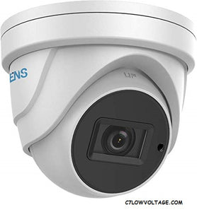 ENS SCC35T4/MZ-H 5MP IR WDR TVI/AHD/CVI/CVBS HD Outdoor analog Turret Dome Camera with 2.7 mm to 13.5 mm motorized vari-focal lens, BNC Connection.