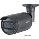 Hanwha Techwin LNO-6022R 2MP IR PoE Outdoor Network Bullet Camera with 4mm Fixed Focal Lens RJ45 Connection