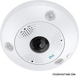 ENS SIPSFCMS/13 12MP IR, True WDR, Built-in microphone and speaker Network Fisheye Camera with 2.0mm lens, RJ45 Connection.