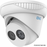 ENS SIP48T3/40-H 8MP IR WDR Network outdoor Turret Dome Camera with 4.0mm fixed lens, RJ45 connection