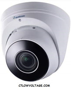 GEOVISION GV-EBD8711 8MP WDR, IR, Eyeball Built-in microphone PoE Network Outdoor Dome Camera with 2.8~12mm lens RJ45 connection