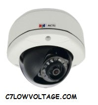 Acti Corporation E73A 5MP IR Basic WDR Outdoor Network Dome Camera with 2.93mm Fixed Lens, RJ45 Connection