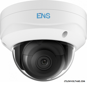 ENS SIP46D3/28-H 6MP IR WDR Network Outdoor Dome Camera with 2.8mm fixed lens, RJ45 Connection