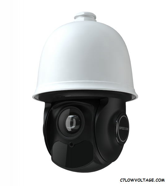 ENS IP-5PT4IE3-30X Starlight 4MP IR WDR PoE Power/Bracket Included Network Outdoor PTZ Speed Dome Camera with 4.7-141mm Lens, Powerful 30× Optical Zoom, RJ45 Connection
