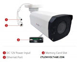 ACTI CORPORATION Z41 2MP, Adaptive IR, Superior WDR, SLLS, PoE, Outdoor Zoom Bullet CAMERA with f2.8-12mm Lens, 4.3x Zoom, RJ45 Connection