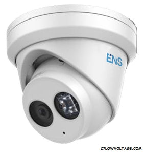 ENS SIP44T3M/28-K 4MP IR WDR Network Turret Dome Camera with 2.8 mm fixed lens, RJ45 Connection