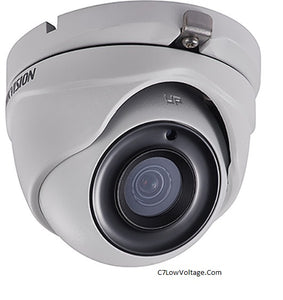 HIKVISION DS-2CE56H5T-ITME 2.8MM 5MP Outdoor Ultra-Low Light PoC Analog Turret Dome Camera with 2.8 mm Fixed Focal Lens, BNC Connection
