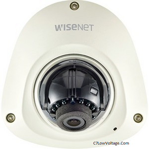 Wisenet XNV-6022R Dome Camera, Outdoor, Vandal Resistant, 2MP, Full HD(1080p) @60fps, 3.6mm Fixed Lens, RJ45 Connection .