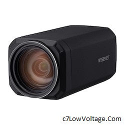 Wisenet XNZ-L6320 Network Zoom Box Camera 2MP FULL HD(1080P) , 32X Optical Zoom Lens (4.44MM ~ 142.6MM) . RJ45 Connection .
